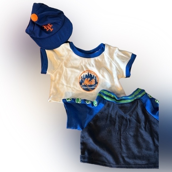 Build A Bear Lot BAB Christmas, NY Mets, Shoes, Carrier & More - Picture 3 of 5